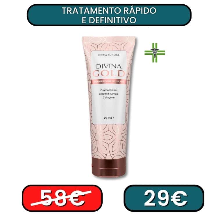 Crema antirughe Divina Gold per borse e occhiaie, trattamento rapido e definitivo.