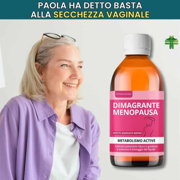 Integratore dimagrante menopausa per metabolismo attivo e benessere femminile.