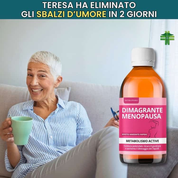 Integratore dimagrante per menopausa, metabolismo attivo, eliminare sbalzi d'umore.