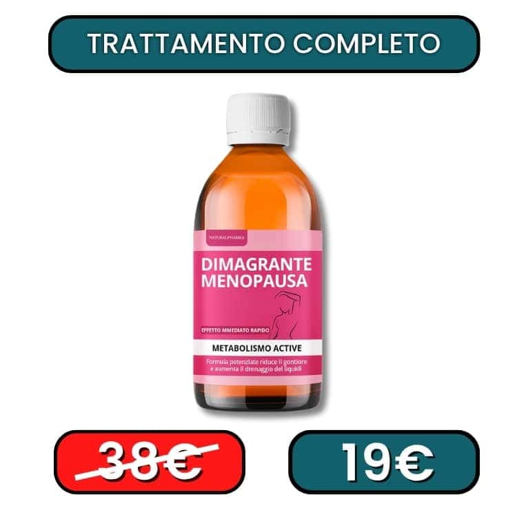Integratore naturale per menopausa con metabolismo attivo.