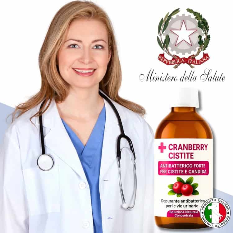Dottoressa con prodotto naturale contro cistite e candida.