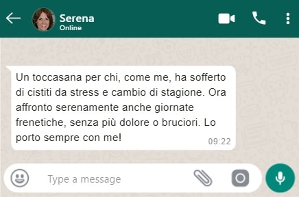 Toccasana, rimedio naturale contro la cistite da stress e cambi di stagione.
