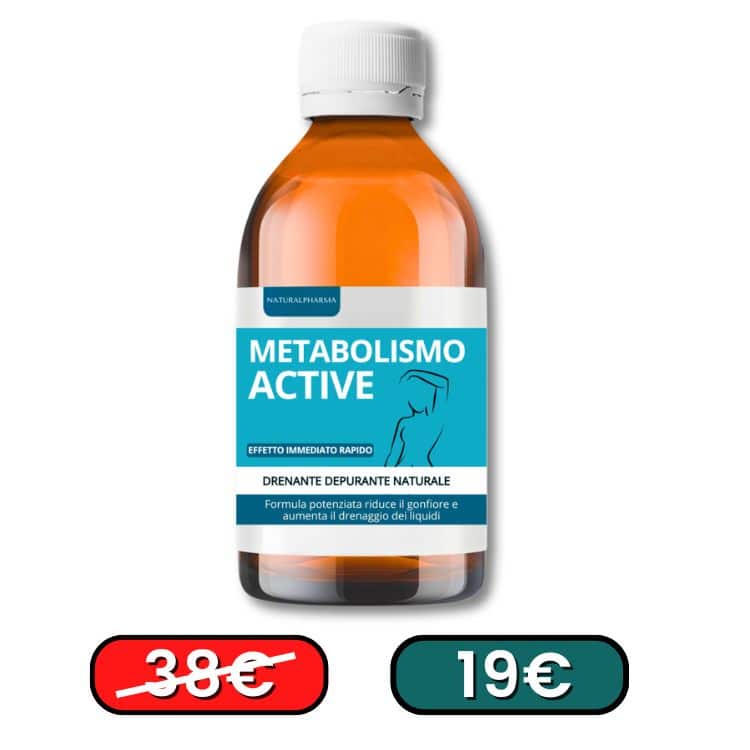 Integratore naturale per metabolismo attivo e drenaggio dei liquidi.