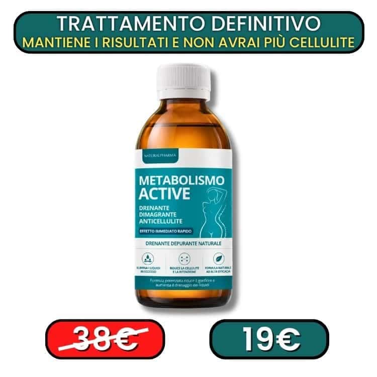 Integratore naturale per drenare e ridurre la cellulite.